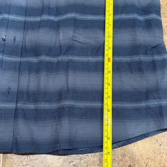 NWT Travis Mathew Button-Up Final Approach Slim Fit Shirt in Quiet Shade Stripe - Picture 15 of 15